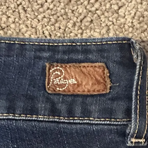 Y2K PAIGE Dark Indigo Women's Boot Cut Jeans. Size 27. - Picture 12 of 12